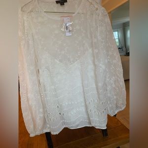 Medium Jcrew eyelet  shirt